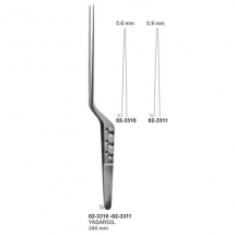 Micro Forceps, Ligature Forceps (Light Patterns) Bayonet - Shaped